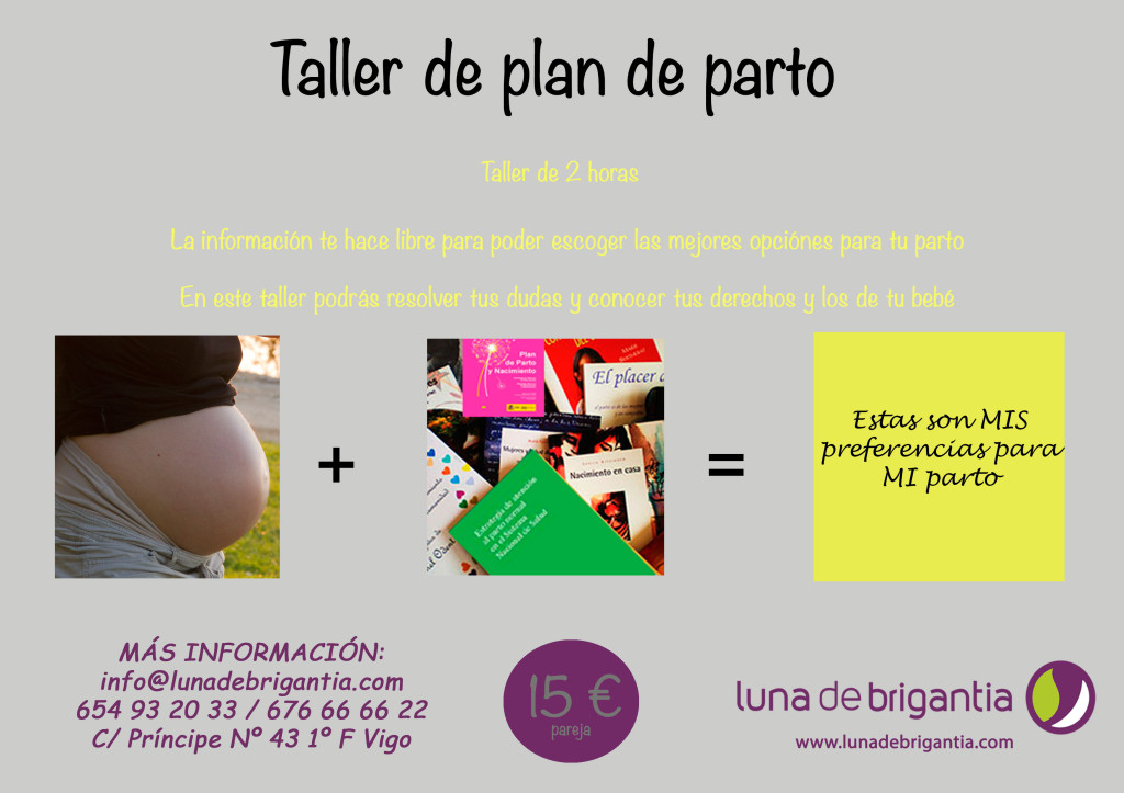 taller plan de parto